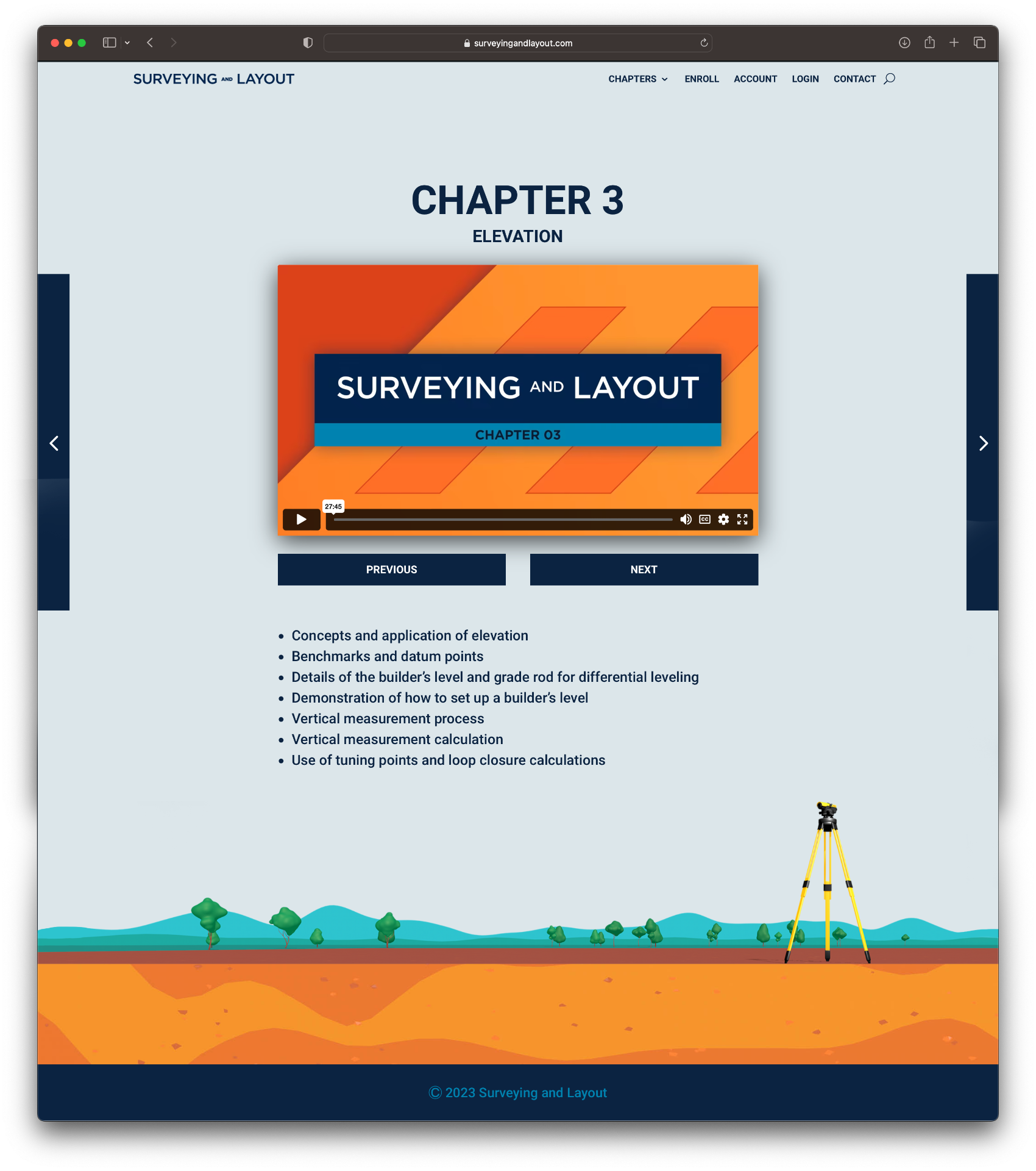 Surveying and Layout Website Chapter 3