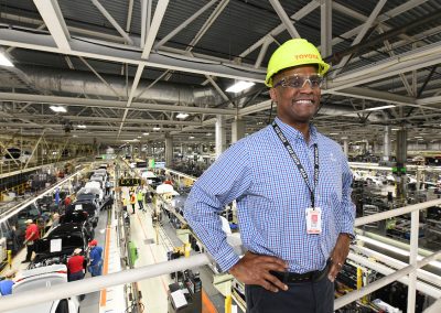 Sean Suggs, president of Toyota Motor Manufacturing Mississippi
